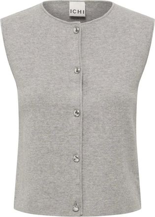 Ichi Maglieria - - Jackets - Donna - Grigio - M