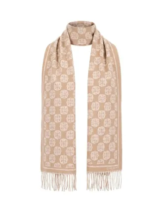 Givenchy Womens Bicolor Wool Scarf