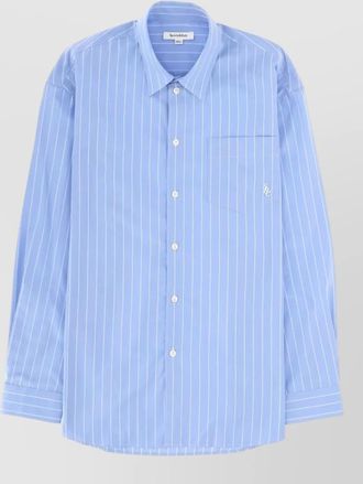 Sporty & Rich oversized stripe shirt