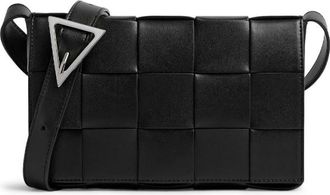 Bottega Veneta Black Cassette Crossbody Bag