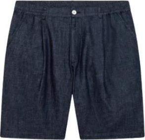 Alpha Studio Bermuda Chambray - Heren - Denim shorts - Blauw - L - Katoen - Korte Broeken