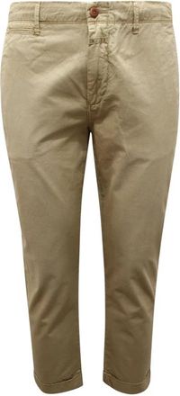 Closed Groen Geverfde Broek Ashton Model - Heren - Chinos - Groen - W31 - Katoen - Broeken
