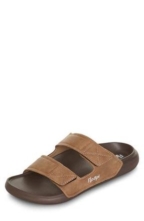 Floopi Noah Adjustable Slide Sandal in Brown at Nordstrom Rack, Size 10