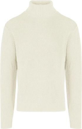 Bomboogie Maglione a collo alto a coste - - Knitwear - Uomo - Beige - XL