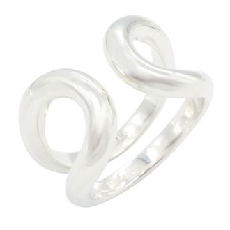 Herm&egrave;s Silver Silver 925 Band Ring (Pre-Owned)