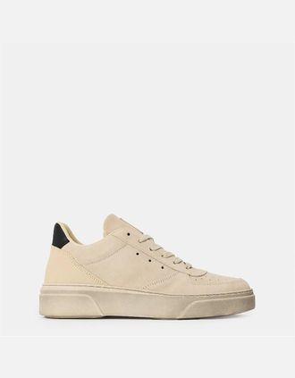 Steve Madden Mens Brent Lace Up Low Top Sneakers - Tan - Size: 11