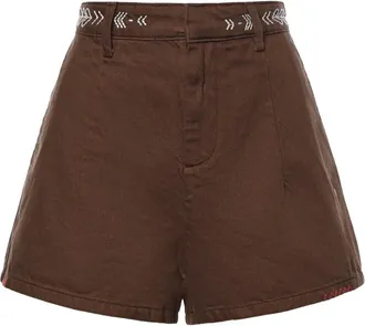 ottod'Ame Donna, Pantaloncini, Marrone, M, new