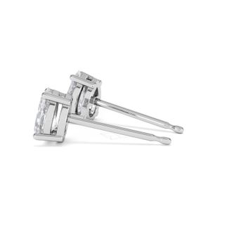 The Diamond Store Naomi Pear Cut Lab Diamond Stud Earrings 1.00ct H/SI in 9K White Gold