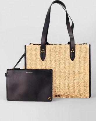 Jerome Dreyfuss leather beach bag