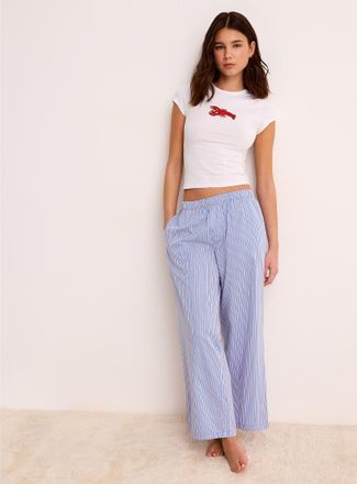 Twik Womens Cute poplin pyjama pant