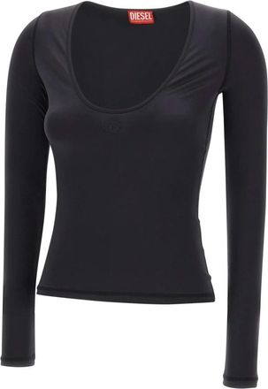 Diesel Mujer, Camisetas, Negro, Talla: S