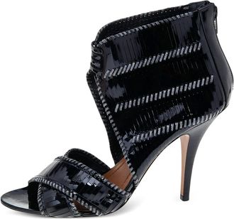Givenchy 105mm patent leather sandals - Black