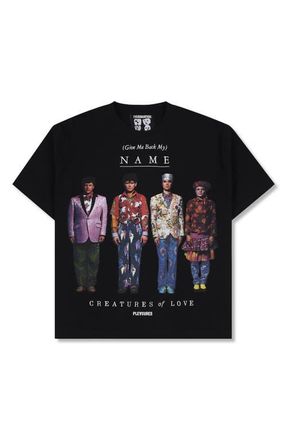 Pleasures Creatures Heavyweight Graphic T-Shirt in Black at Nordstrom, Size Xx-Large