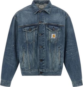 Carhartt Work in Progress Helston Jacket - Heren - Spijkerjassen - Blauw - L - Katoen - Jassen