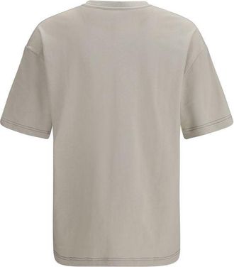 Christophe Lemaire Mens Beige Cotton T-Shirt