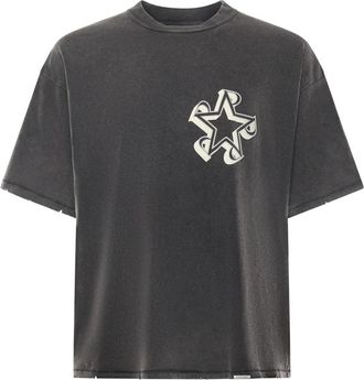 Represent Represent, Heren, Tops, Grijs, Maat: S Katoen