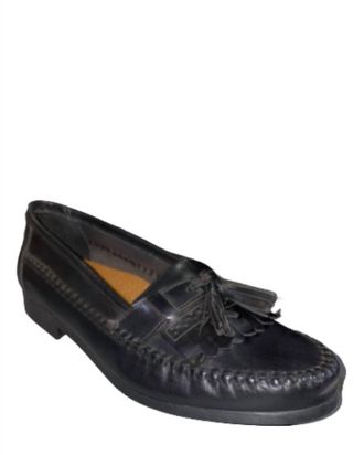 Giorgio Brutini Mens Tassel Weave Loafer In Black