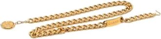 Chanel Pre-owned Chain belt - Dames - Vintage Accessoires - Geel - ONE Size - Vintage