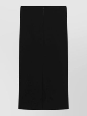 Max Mara midi pencil skirt back zip detail