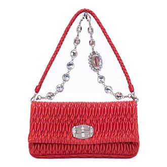 Miu Miu Crystal Cloque Clutch