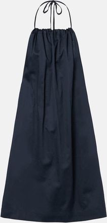 Leset Abito corto Yoko in cotone arricciato