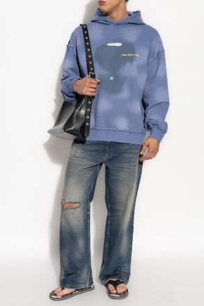 Misbhv Sweatshirt With Logo, Mens, Blue