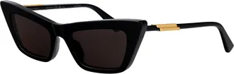 Bottega Veneta Womens Sunglasses Bv1446s Grey Acetate