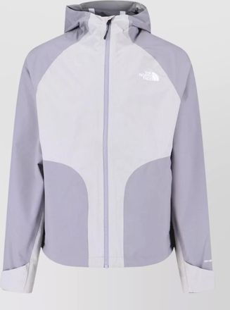 The North Face hooded coat color block adjustable cuffs