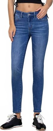 Flying Monkey Haylie High Rise Skinny Jean In Med Wash
