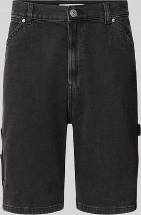 Review Bermudas mit seitlichen Eingrifftaschen und Ges&auml;&szlig;taschen in Black, Gr&ouml;&szlig;e XXL