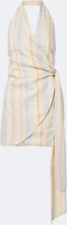 Sir. Pernille striped wrap dress