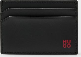 HUGO BOSS Mens Minimalist leather card holder