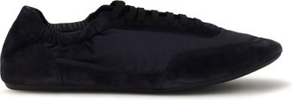 Prada Mens Sneakers Collapse Re-Nylon Blue Rubber (sole) Lace-Up Shoes Flat