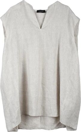 Fabiana Filippi Linen Top - Ecru