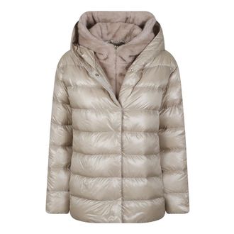 Herno Dames, Jassen, Beige, Maat: XL Polyamide