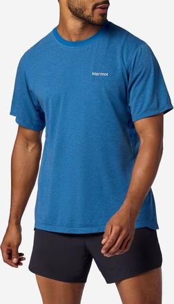Marmot Uptrail Performance Running T-Shirt in Nautical Blue at Nordstrom, Size Xx-Large
