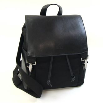 Gucci Black Nylon Canvas Backpack (Pre-Owned)