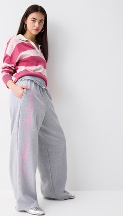 Daisy Street Womens Masterpiece printed loose jogger