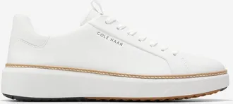 Cole Haan Mens GrandPr&oslash; Topspin Waterproof Golf Shoes - White Size 10.5