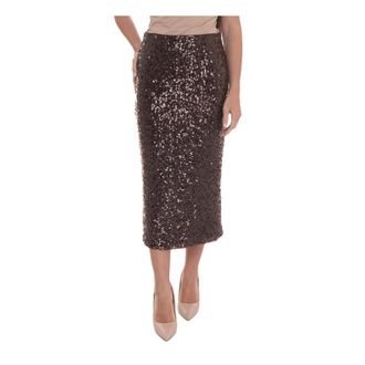 Pennyblack Midi Skirts, female, Brown, M, Epoca Long skirt