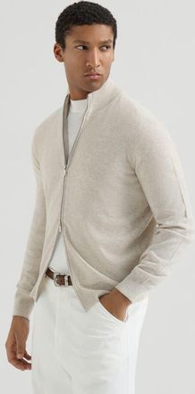 Brunello Cucinelli Cashmere cardigan in Beige at Nordstrom, Size 60 It