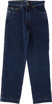 Versace Jeans Couture Indigo Straight-Leg Cotton Jeans