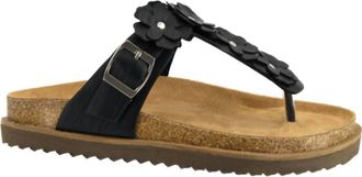 Corkys Footwear Bless Her Heart Flower Sandals In Black