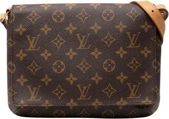 Louis Vuitton Pre-owned Cross Body Bags, female, Brown, Size: ONE SIZE Pre-owned Monogram Canvas Shoulder Bag
