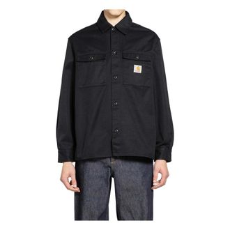 Carhartt Work in Progress Carhartt Wip, Light Jackets, male, Black, Size: XL Kelly Shirt
