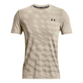 Under Armour Seamless Radial T-shirt Light Brown 1370448-279