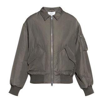 Maison Kitsun&eacute; Bomber Jackets, male, Green, Size: XL Insulated Bomber Jacket