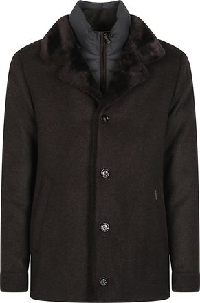 Moorer Teodor-Le Fur-Collar Wool-Cashmere Jacket