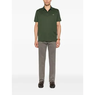Paul & Shark Embroidered Logo Cotton Polo - Green