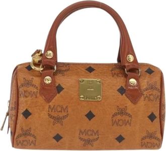MCM Pre-owned Mini Bags, female, Brown, Size: ONE SIZE Pre-owned Mini Bag